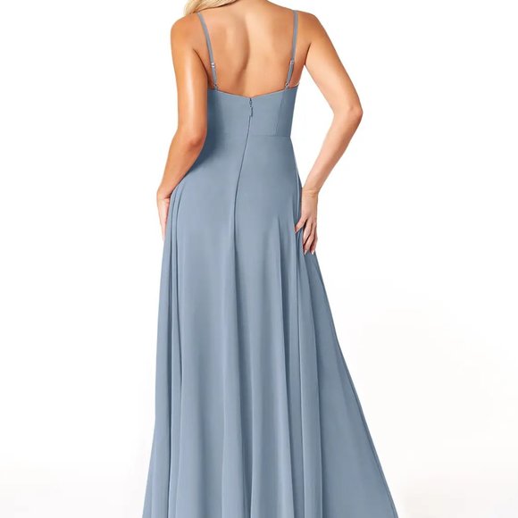 Azazie - Dusty Blue (Size 8) - Picture 2 of 6